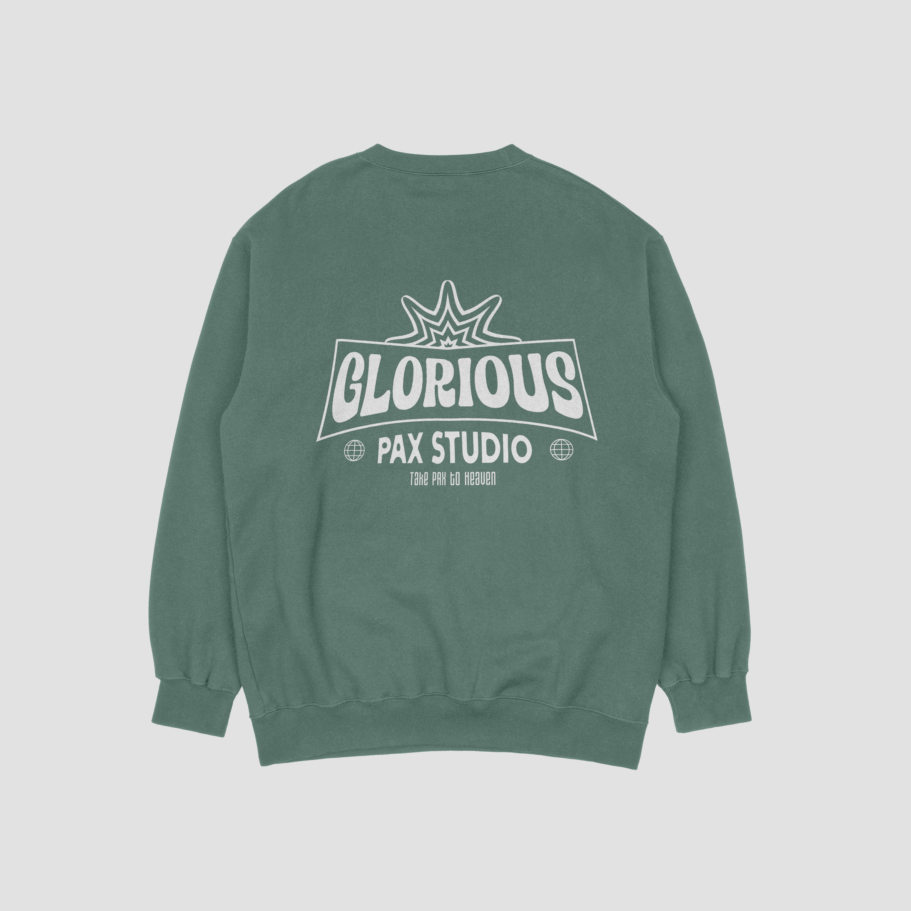 White Glorious Crewneck